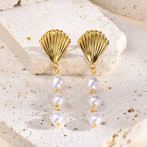 Long Pearls Earrings