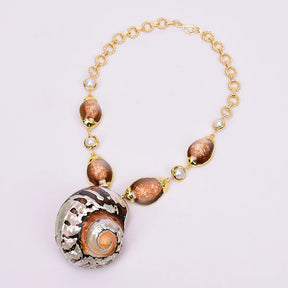 Brown Shell Necklace