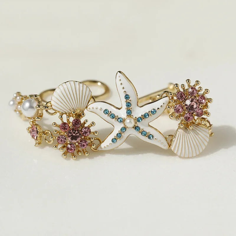 Shell and Starfish Bracelet