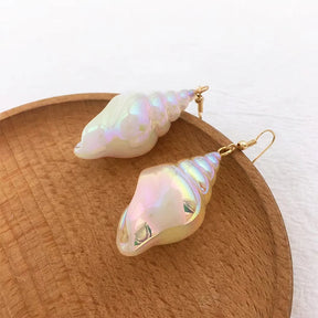 Shiny Shell Earrings