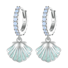 Sterling Silver Shell Earrings