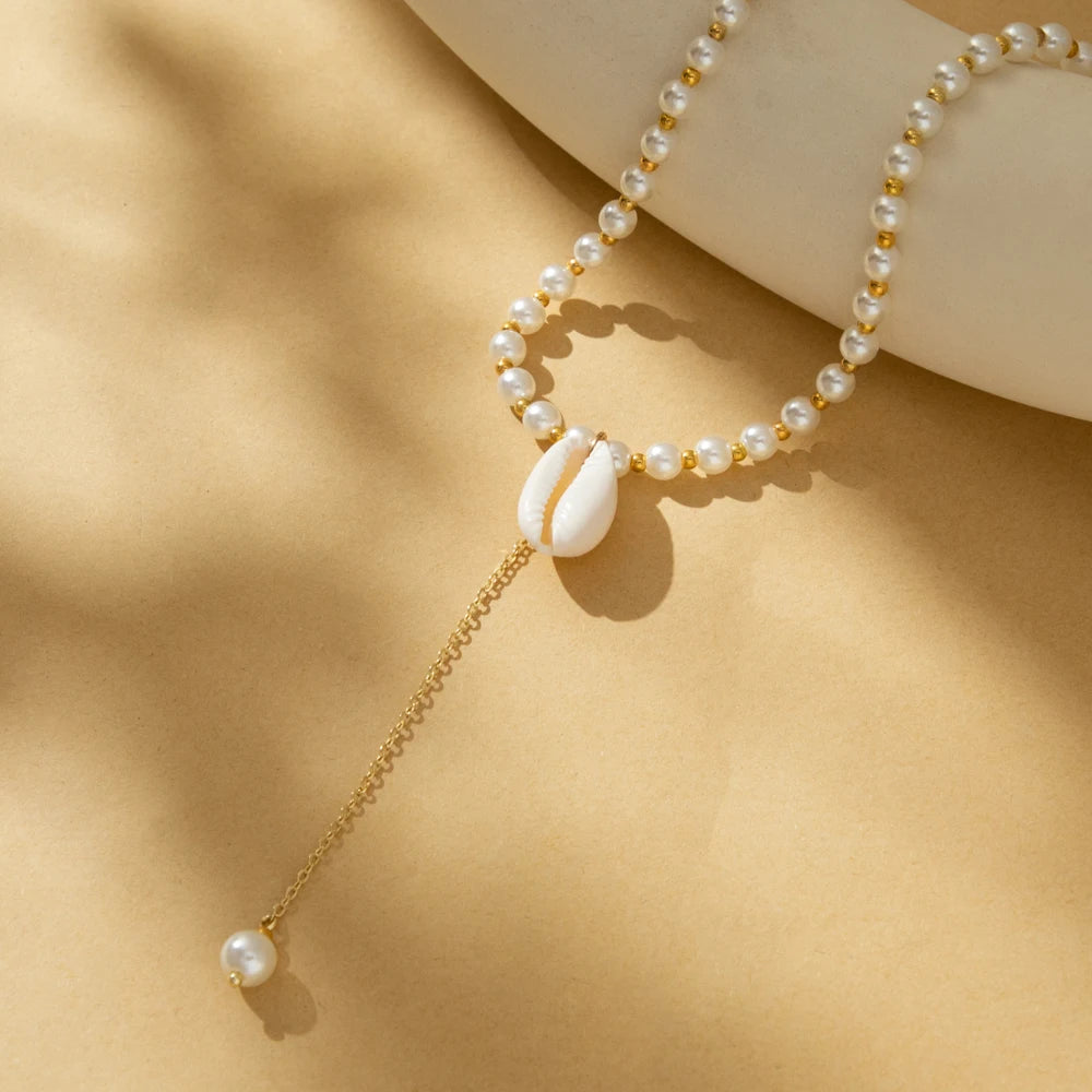 Romantic Cowrie Shell Necklace