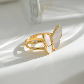 Butterfly Shell Ring