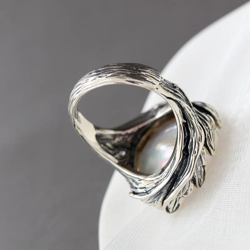 Retro Pearl Ring