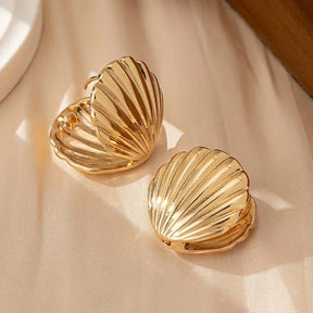 Shell Clip Earrings