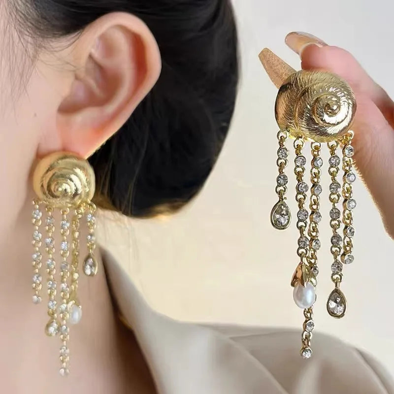 Designer Shell Earrings