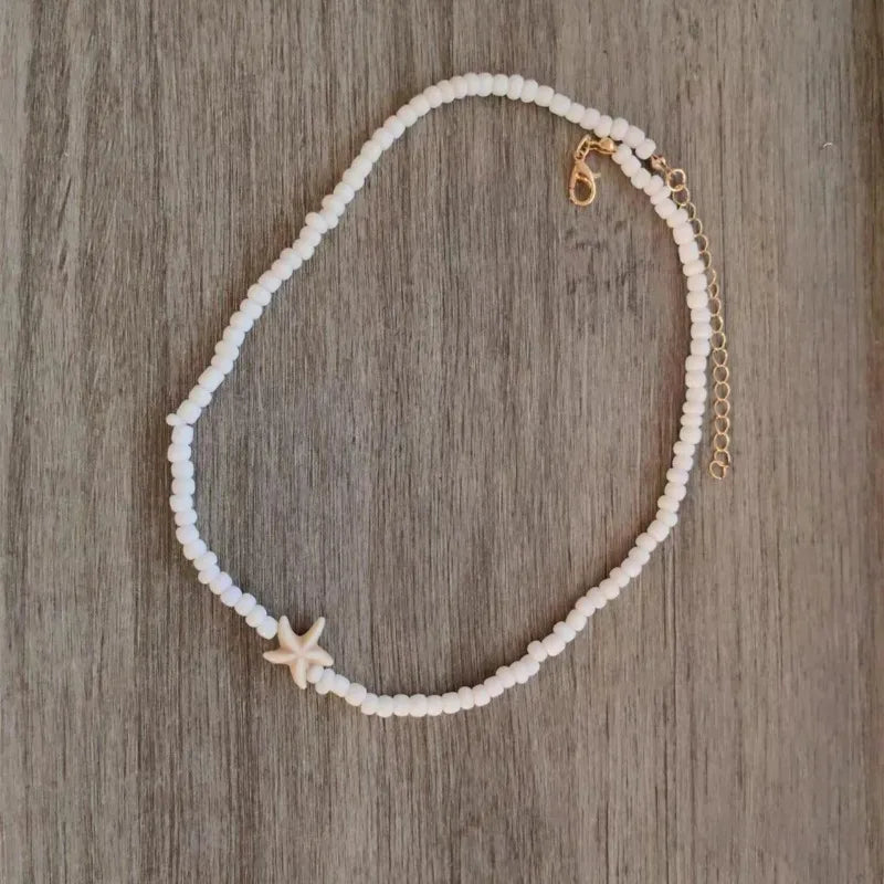 Thin Starfish Necklace