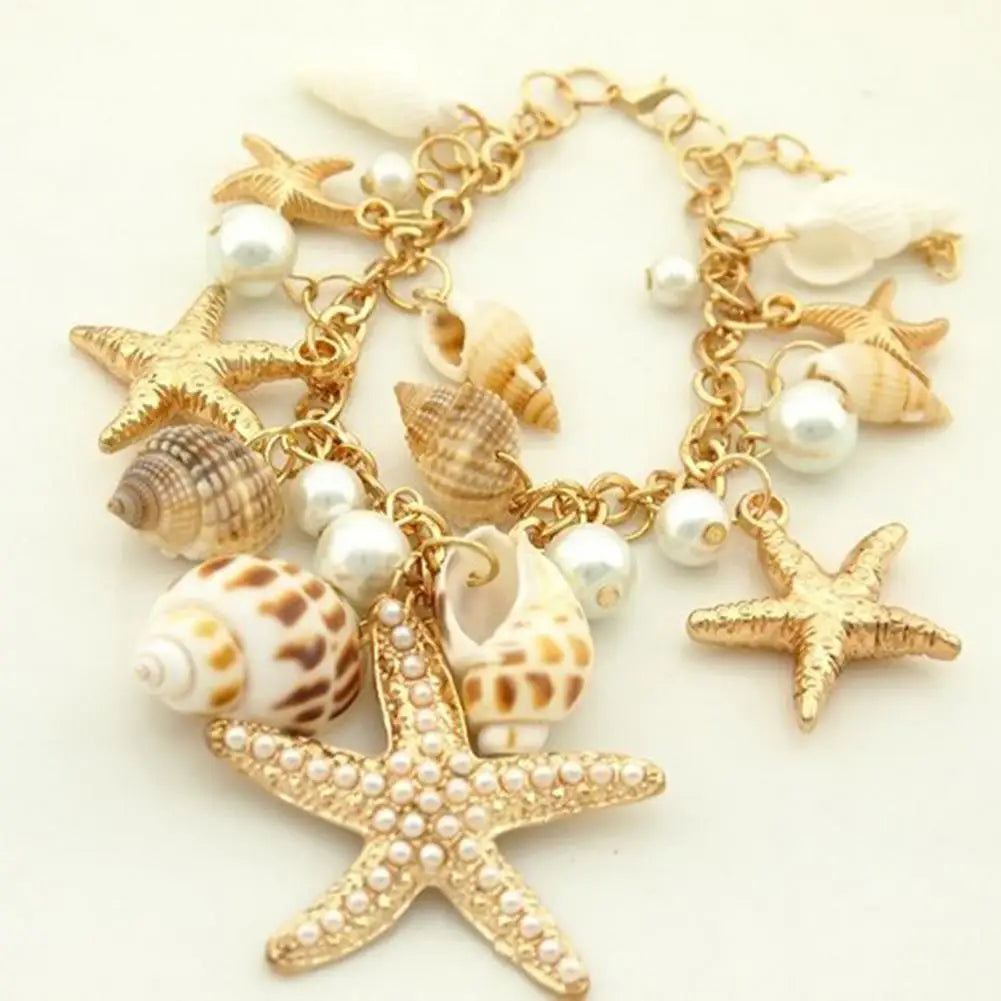 Seashell Charm Bracelet