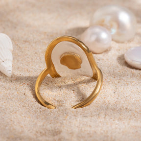 Gold Scallop Ring