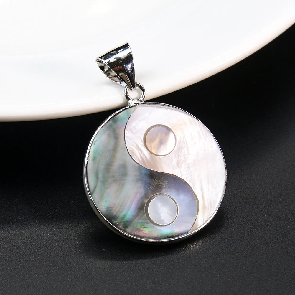 Yin Yang Shell Pendant