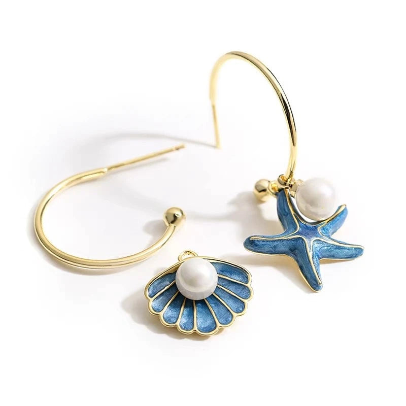 Retro Beach Earrings