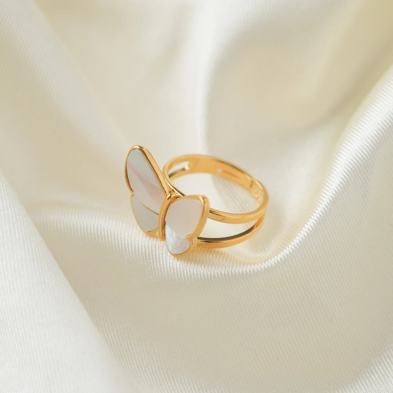 Butterfly Shell Ring