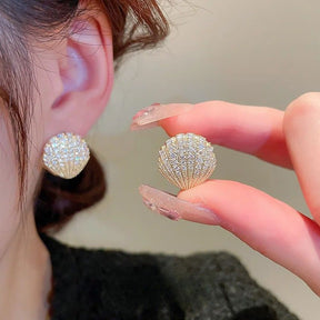 Glitter Shell Earrings