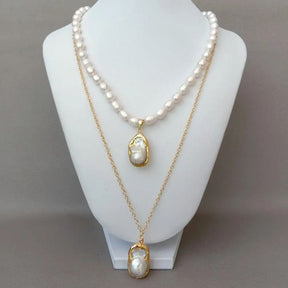 Pearl Necklace Set