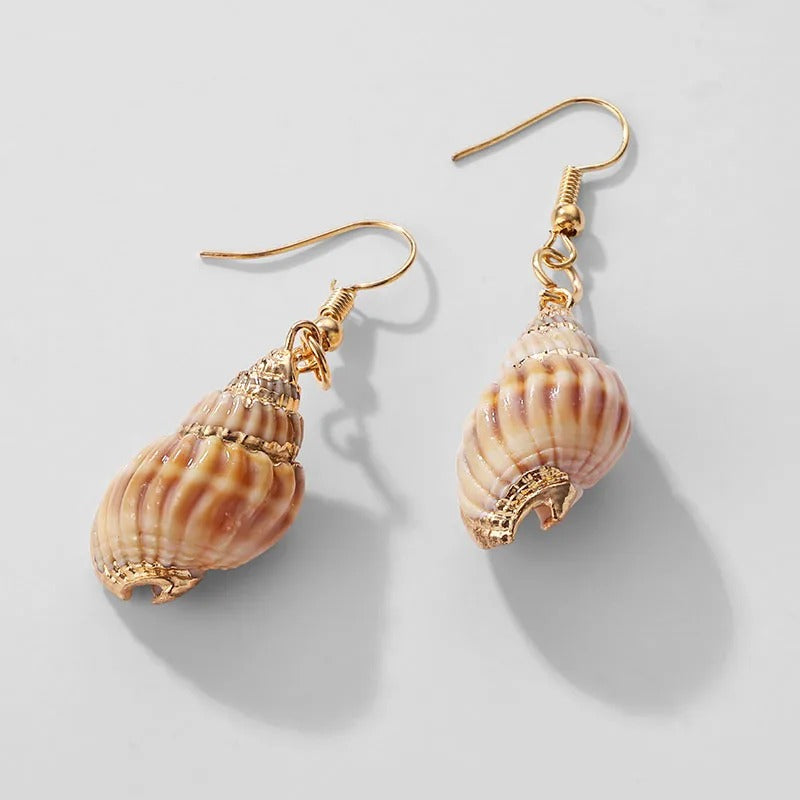 Drop Shell Earrings