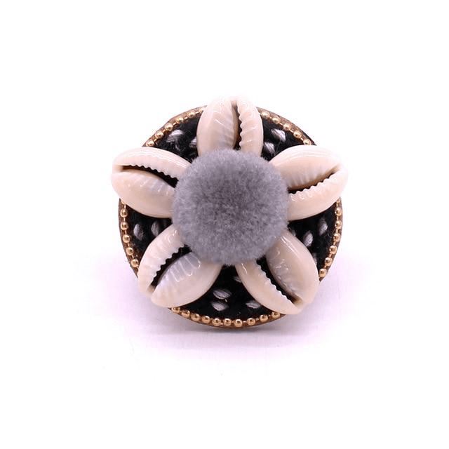 Black Shell Ring