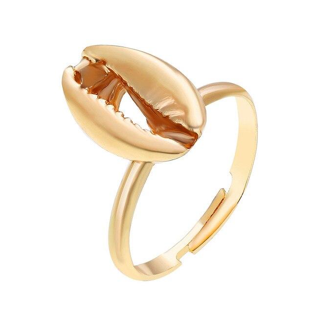 Seashell Gold Ring