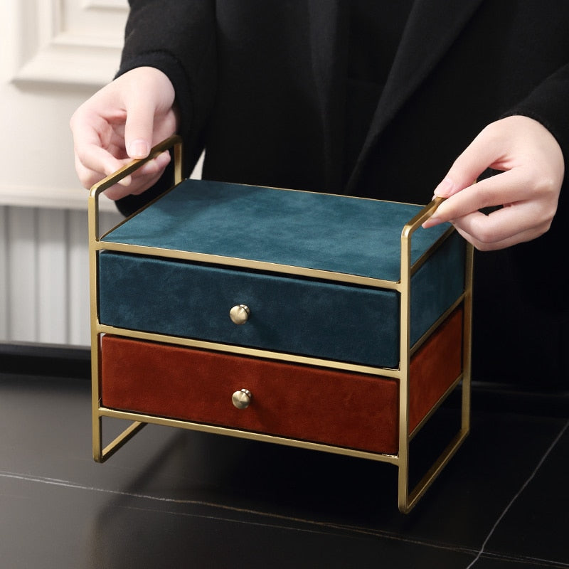 Velvet Design Jewelry Box