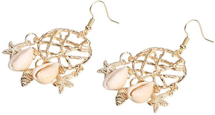 Seashell Pendant Earrings