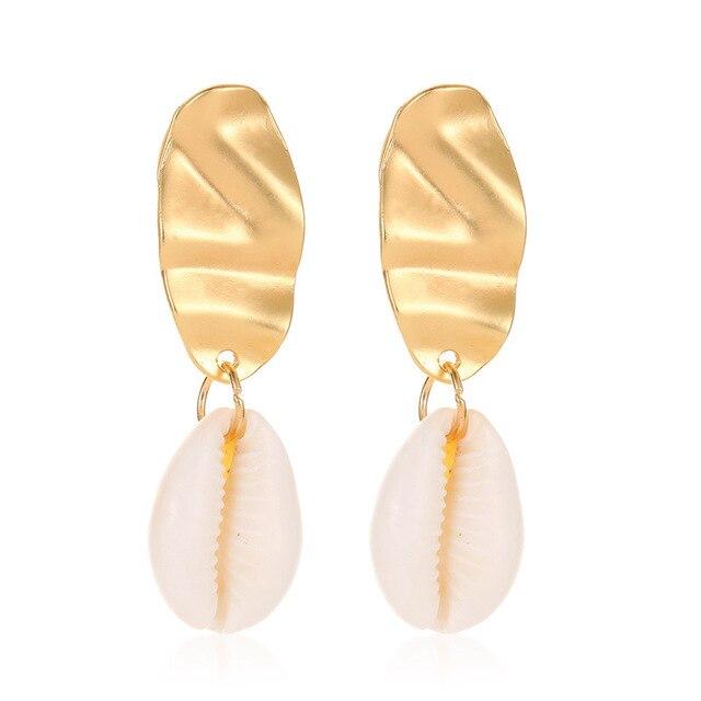 Seashell Porcelain Earrings
