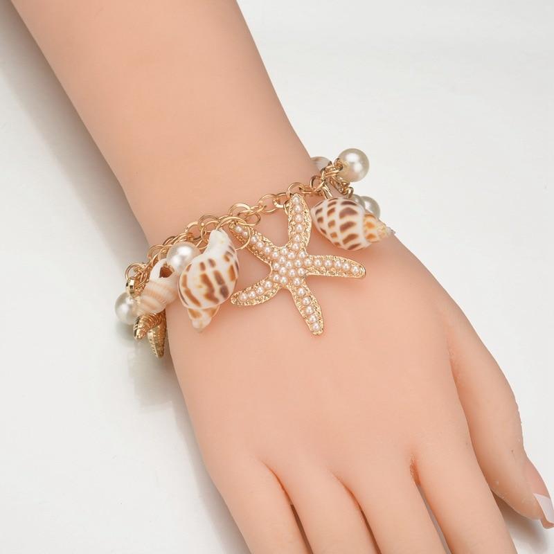 Ankle Bracelet with Shell Pendants