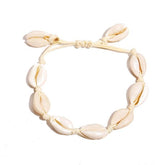 White Seashell Anklet Bracelet
