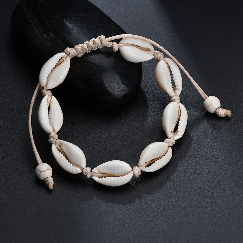 Ankle Bracelet with Cowrie Shell