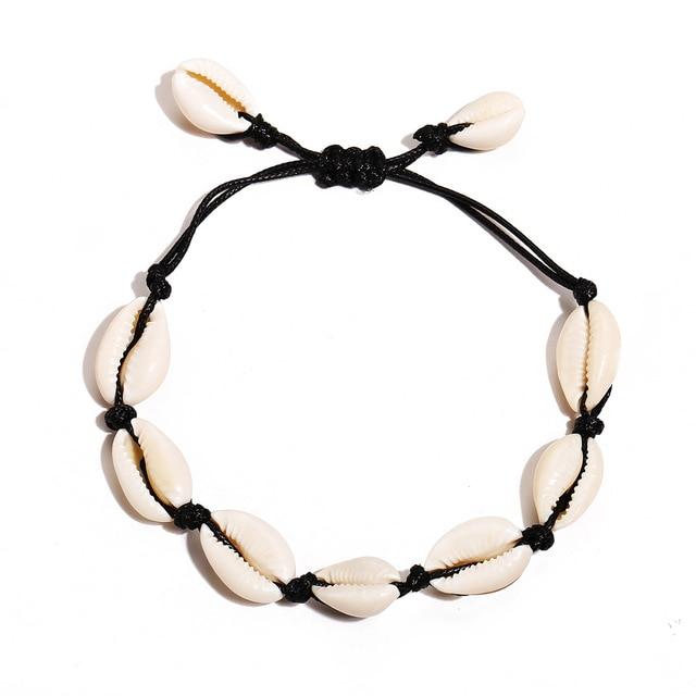 Ankle Bracelet Shell Cord Cowrie