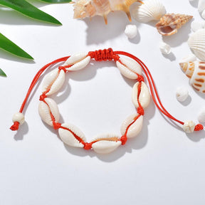 Ankle Bracelet Seashell Reef Cowries