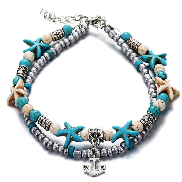 Seashell Anchor Bracelet for Women