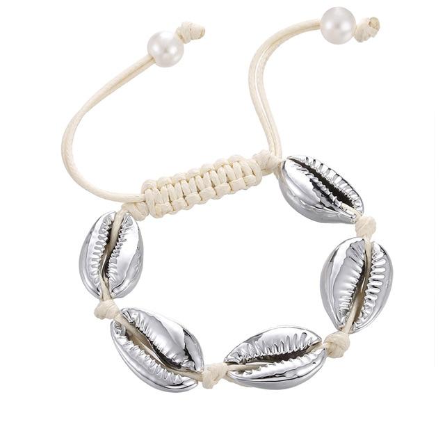 Silver Shell Bracelet for Women
