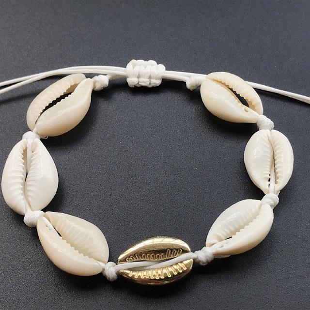 Seashell Cowrie Bracelet for Women