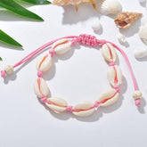 Pink Cowrie Bracelet