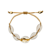 Gold Plated Seashell Bracelet