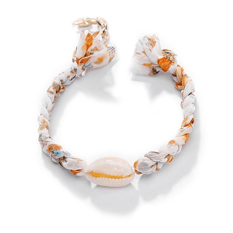 Shell Fabric Bracelet