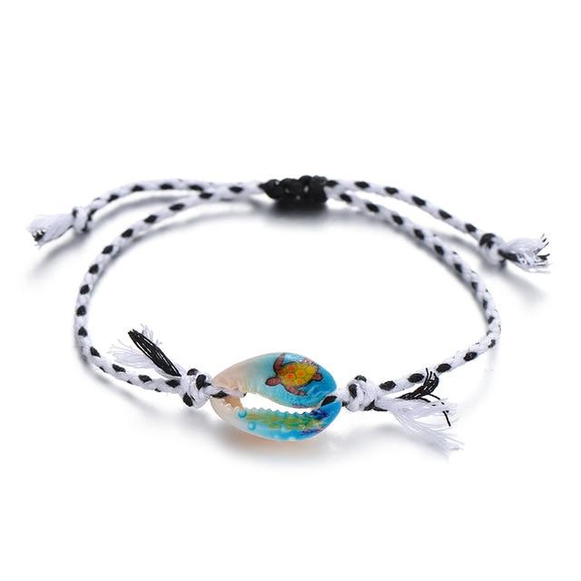Seashell Turtle Bracelet