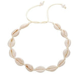 White Cowrie Choker Necklace