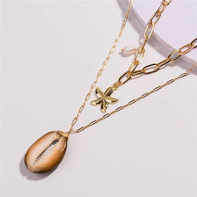 Porcelain Cowrie Necklace