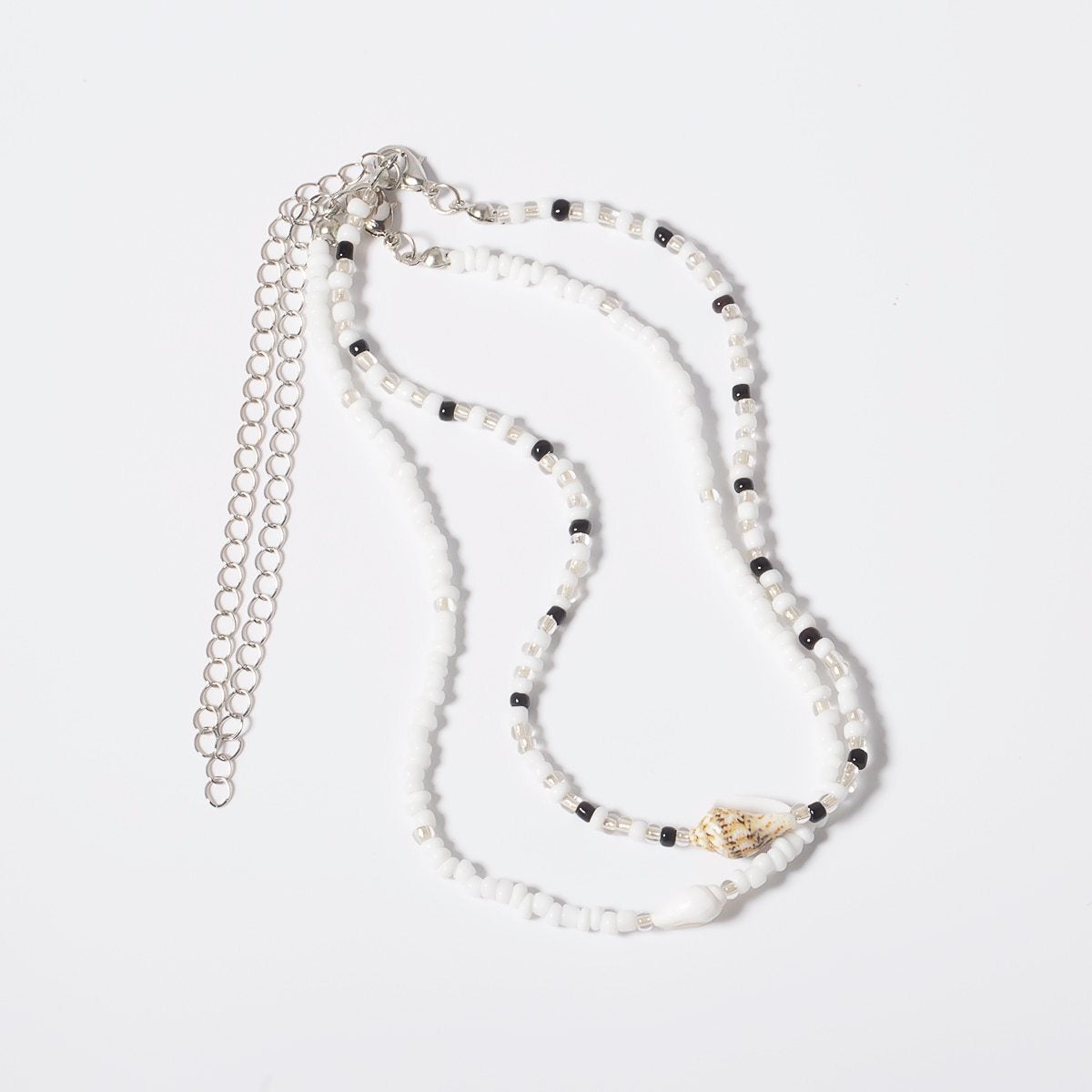 White Shell Choker Necklace Set