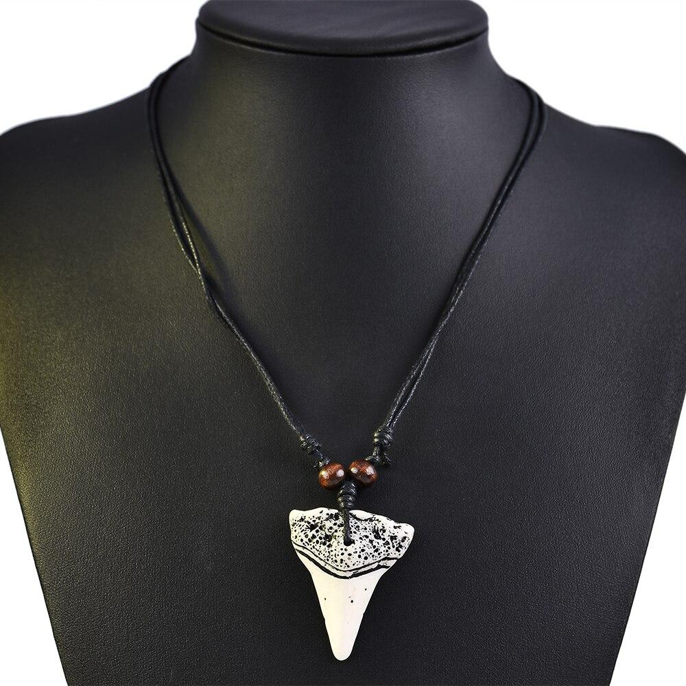 White Shark Tooth Necklace