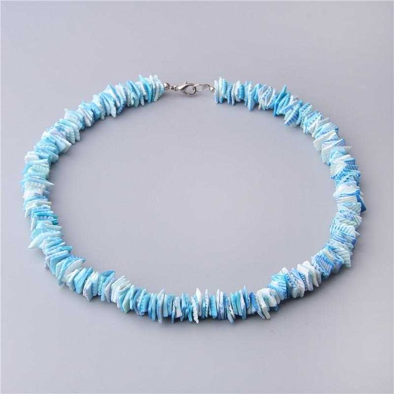Surfer Necklace Blue Shell